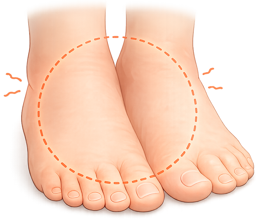 เท้าบวม (Swollen Feet)